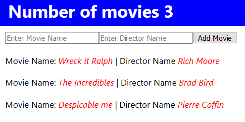 state management exmple react
